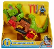 Figurka Imaginext Kroczący krokodyl i pirat Hak (DHH63)
