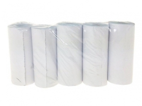 Papier termiczny biały 5,5x2,5cm 5 rolek