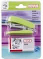 Zszywacz Mini Novus jasno zielony + zszywki 24/6 (020-1909)