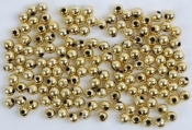 Koraliki 6 mm złote
