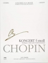 Koncert f-moll op. 21 w. z 2 fortepianem Fryderyk Chopin