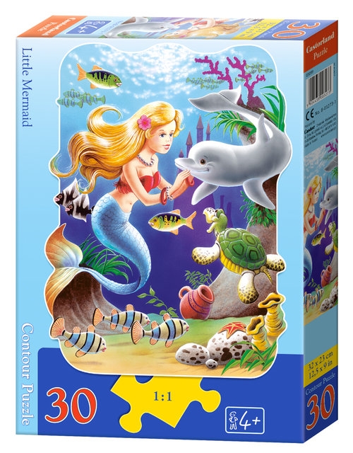 Puzzle konturowe Little Mermaid 30 (03273)