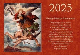 Kalendarz 2025 trójdzielny św. Michał Archanioł