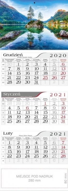 Kalendarz 2021 Trójdzielny Hintersee CRUX