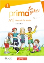 Prima - Los gehts! Deutsch fur Kinder Band 1 Arbeitsbuch mit Audio-CD und Stickerbogen - Luiza Ciepielewska Kaczmarek