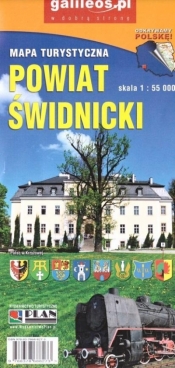 Mapa - powiat świdnicki 1:55 000 - Opracowanie zbiorowe