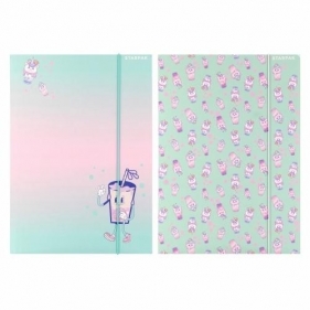 Teczka z gumką A4 Bubble Tea mix