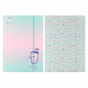 Teczka z gumką A4 Bubble Tea mix