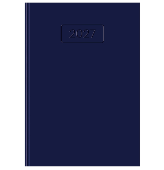 Kalendarz 2027 szefa A4 dzienny - granatowy