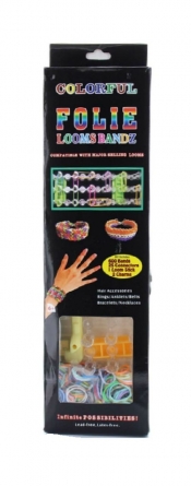 Looms bandz zestaw gumek 600 sztuk + akcesoria - <br />
