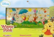 Puzzle drewniane Kubuś Puchatek kształty - <br />