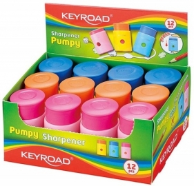 Temperówka Keyroad Pumpy, display 12 sztuk