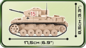 Cobi: Mała Armia. Sd.Kfz.121 Panzer II Ausf. F - niemiecki czołg lekki (2527)