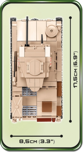 Cobi: Mała Armia. Sd.Kfz.121 Panzer II Ausf. F - niemiecki czołg lekki (2527)