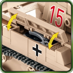 Cobi: Mała Armia. Sd.Kfz.121 Panzer II Ausf. F - niemiecki czołg lekki (2527)