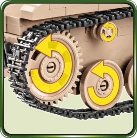 Cobi: Mała Armia. Sd.Kfz.121 Panzer II Ausf. F - niemiecki czołg lekki (2527)