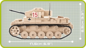 Cobi: Mała Armia. Sd.Kfz.121 Panzer II Ausf. F - niemiecki czołg lekki (2527)