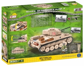 Cobi: Mała Armia. Sd.Kfz.121 Panzer II Ausf. F - niemiecki czołg lekki (2527)