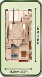 Cobi: Mała Armia. Sd.Kfz.121 Panzer II Ausf. F - niemiecki czołg lekki (2527)