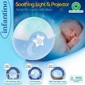 Infantino Projektor 2w1 niebieski (1504627N)