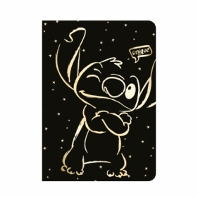 Zeszyt A5 60 k. kratka Disney Gold Stitch wzór 3
