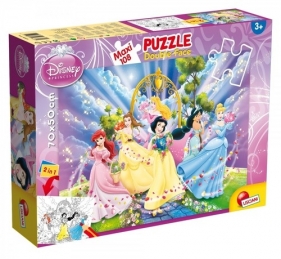 Puzzle dwustronne maxi 108: Księżniczki Disneya (304-48274)