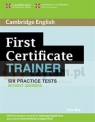 First Certificate Trainer Practice Tests without Answers Peter May