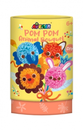 Pom Pom Bukiet z pomponami - Zwierzęta (CH231927)
