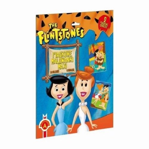 Piaskowe malowanki Maxi The Flintstones