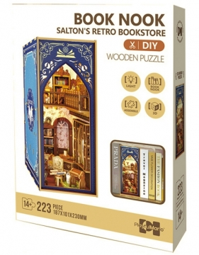 Książkowy zakątek 3D - Księgarnia, 223el.