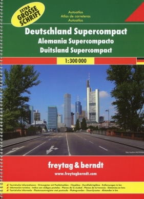 Niemcy atlas samochodowy 1:300 000