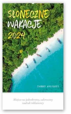 Kalendarz 2024 Reklamowy Słoneczne wakacje