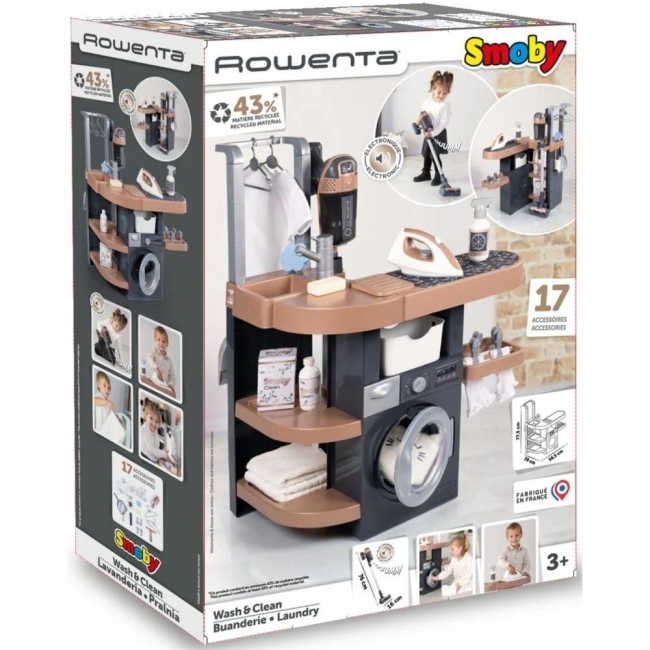 <img src='https://webimage.pl/pics/275/3/d3032163303275.jpg' style='height:440px' /> Smoby Rowenta Pralnia
