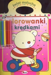 Kolorowanki z kredkami - <br />