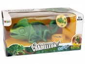 Kameleon zdalnie sterowany zielony 28cm