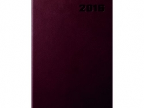 Kalendarz 2016 Top2000 A5 dzienny Basic bordowy - <br />