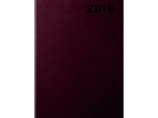 Kalendarz 2016 Top2000 A5 dzienny Basic bordowy - <br />