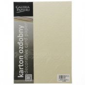 Papier ozdobny (wizytówkowy) Galeria Papieru ornament A4 - kremowy 230 g (205102)