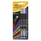 Cienkopisy BIC Intensity Fine, 4 kolory - pastelowe (942076)