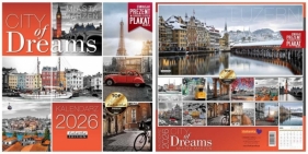 Kalendarz 2026 ścienny Classic City of Dreams