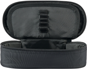 Piórnik z klapką Oxford School - czarny