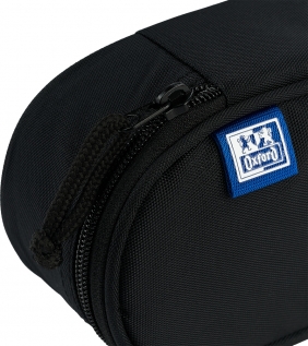 Piórnik z klapką Oxford School - czarny