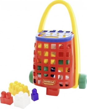 Ciekawa taczka + Klocki Combi Blocks 34 elementów (43276)