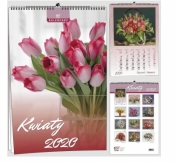 Kalendarz 2020 7 Plansz B3 - Kwiaty EV-CORP