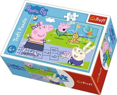 Puzzle mini 54: Wesoły dzień Świnki Peppy 3 (Uszkodzone opakowanie)