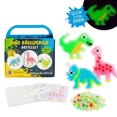 Zestaw koralików do prasowania Dinozaury