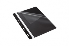 Skoroszyt Bantex Budget PP A4 z performacją - czarny