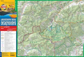 Babiogórski Park Narodowy. Kieszonkowa laminowana mapa turystyczna 1:50 000