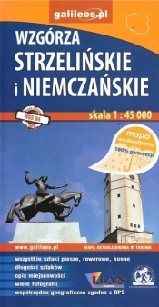 Mapa wodoodporna - Wzgórza Strzelińskie i Niemcza. - Opracowanie zbiorowe