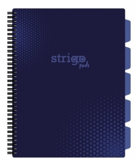 Kołozeszyt Strigo Pads Project Book A4 kratka Basic - Niebieski